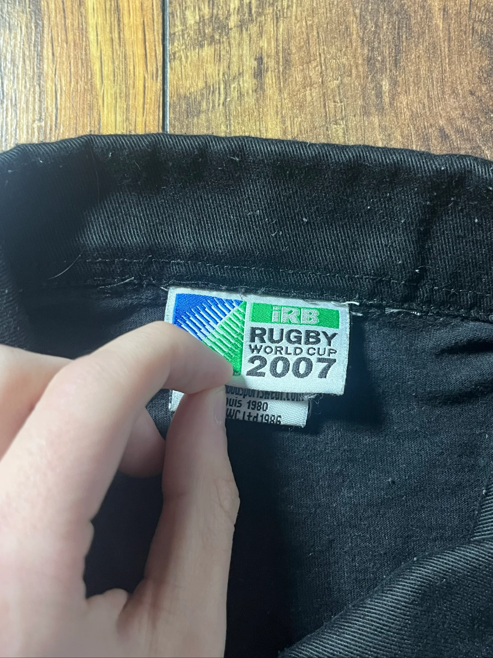 Vintage officieel rugbypolo - Rugby World Cup France 2007 - maat M/L - zeer goede staat – photo 2